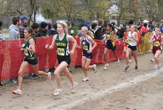 2009 CIF XC Girls D2-042.JPG - 2009 California CIF Cross Country Championships, Woodward Park, Fresno, California